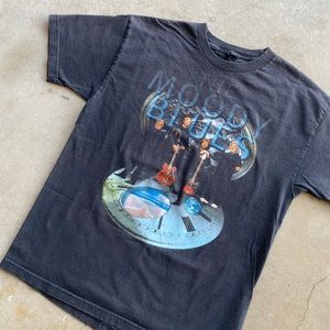 Faded Black The Moody Blues Graphic Tee